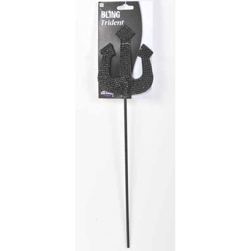 Black Bling Diva Trident Wand