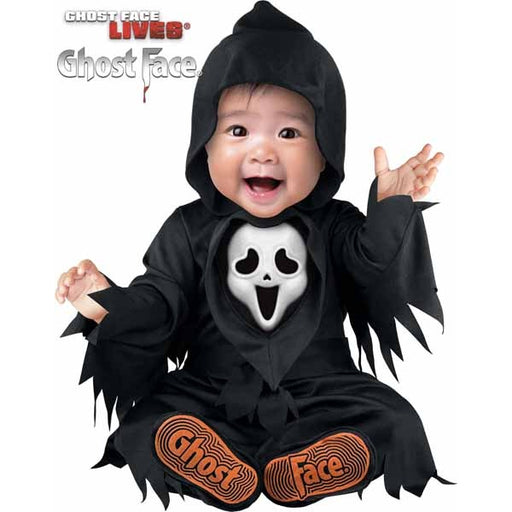 GHOST FACE INFANT MED 12/18 MOS