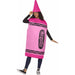 Crayola Pink Crayon Adult Costume with Hat, One Size