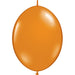Qualatex Mandarin Orange 12" QuickLink Latex Balloons, 50 Count