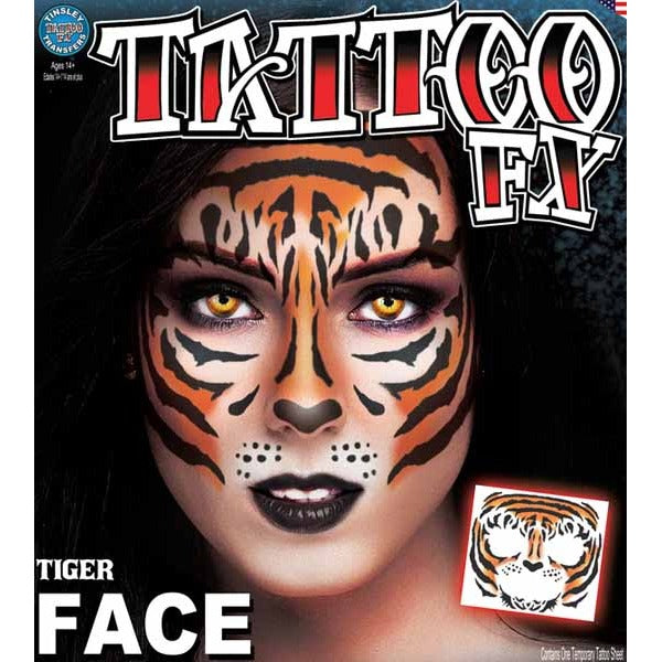 Tinsley Transfers Tiger Temporary Tattoos