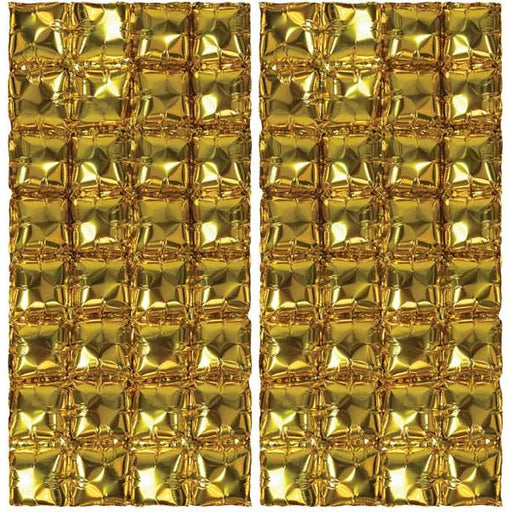 Gold Foil Balloon Backdrop, 2 Pack