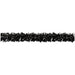 Black Gleam N Festooning Garland, 15 ft