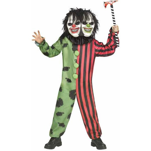 Two-Headed Clown Child Costume, Large 12/14