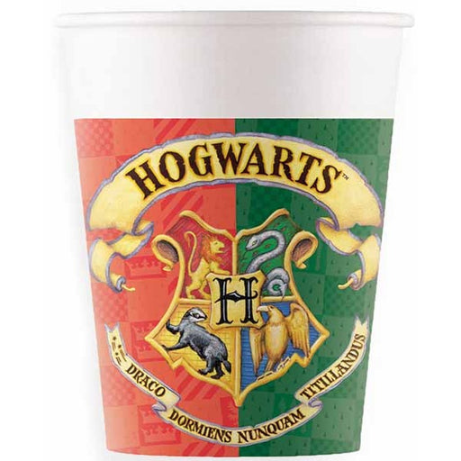 HARRY POTTER HOGWART PAPER CUPS 7OZ 8/PK