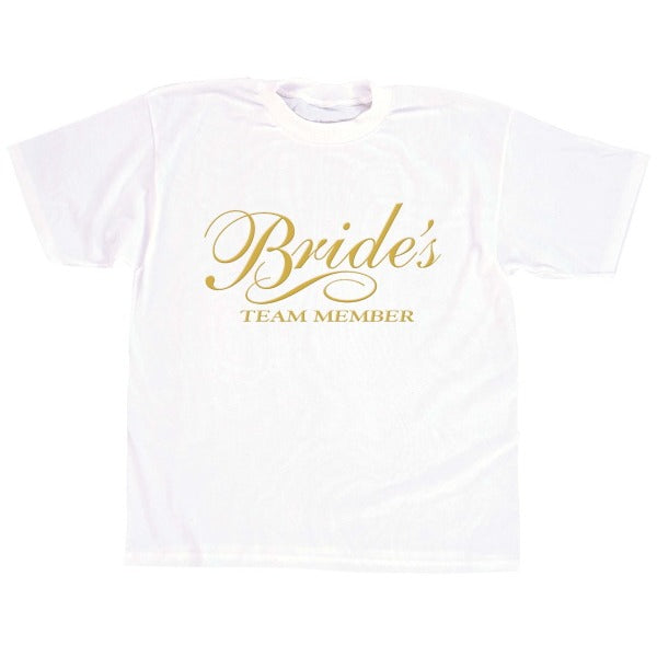 Bride's Team Member T-Shirt, XL