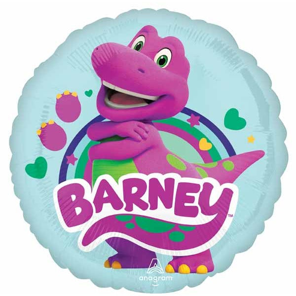 Barney 18-Inch Round Foil Balloon