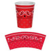 BANDANA BEVERAGE CUPS 8/PK 9OZ MIN 3