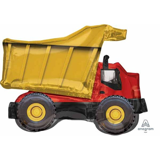 32 Inch Dump Truck Shaped Foil Balloon