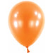 Anagram 5-Inch Metallic Tangerine Latex Balloons, 100 Count