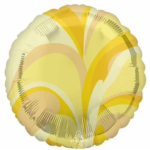 Gold Macro Marble 18" Round Foil Balloon