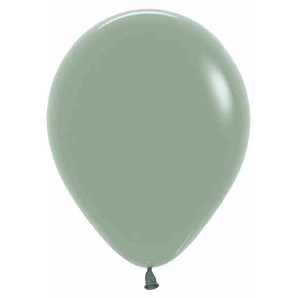 Pastel Dusk Laurel Green 5" Latex Balloons, 100 Count
