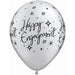 Engagement Elegant Sparkle 11" Latex Balloons, 50 Count