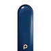 Prima Navy Blue 260 Latex Twisting Balloons, 50 Count