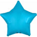 19-Inch Caribbean Blue Star Foil Balloon