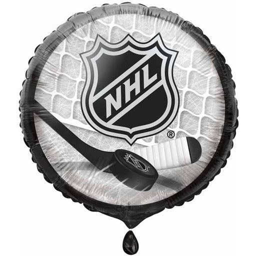 18-Inch NHL Round Foil Hockey Balloon