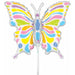 Pastel Butterfly 14-Inch Mini Shape Foil Balloon