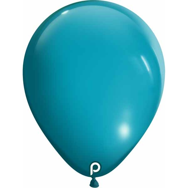 Prima Turquoise 11-Inch Round Latex Balloons, 100 Count
