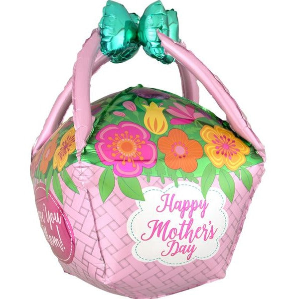 27" Mother's Day Basket Foil Balloon