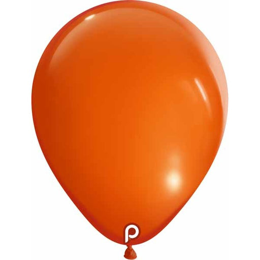 Prima Orange 5-Inch Round Latex Balloons, 100 Count