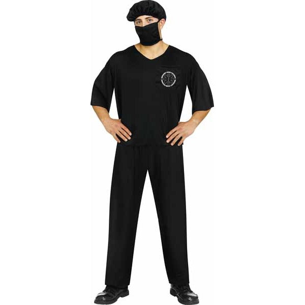 Black ER Doctor Adult Plus Size Costume