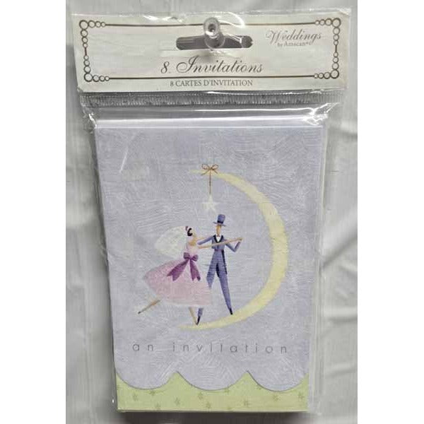 Wedding Wishes Invitations, 8 Count