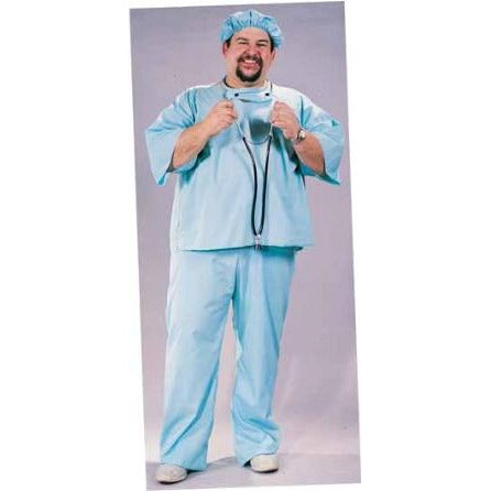 Men's Plus Size Doctor Costume with Accessories