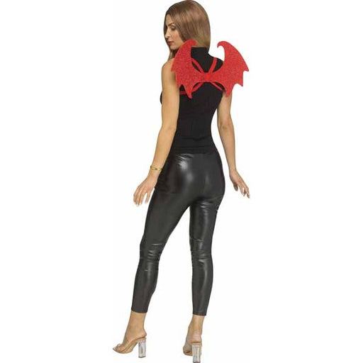 Adult Red Bling Diva Devil Wings