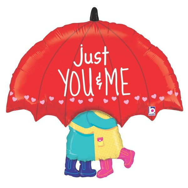 Just You & Me 33-Inch Shaped Foil Balloon