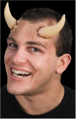 Woochie Large Universal Latex Costume Horns, Pair