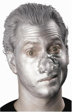 Woochie Tin Man Nose Latex Prosthetic