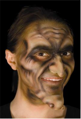 Woochie Large Witch Nose and Chin Latex Prosthetic Set