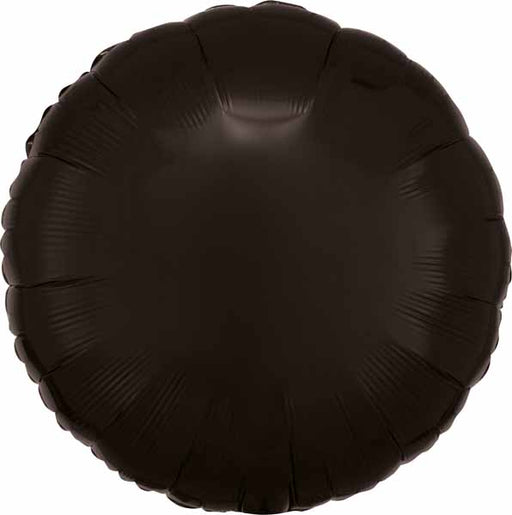 18 Inch Opaque Black Round Foil Balloon