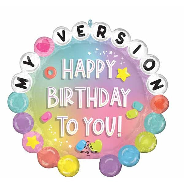 Friendship Happy Birthday 26 Inch Foil Balloon