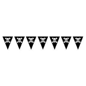 10"X12'JOLLY ROGER PENNANT BANNER 1/PKG