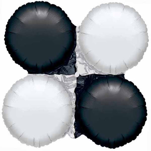 Black & White Small MagicArch Foil Balloon Module