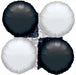 Black & White Small MagicArch Foil Balloon Module