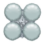 13-Inch Metallic Silver MagicArch Small Foil Balloon Module