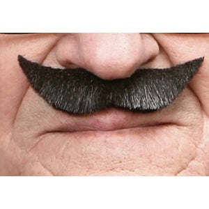 Black Costume Moustache, 8 x 2.5 cm