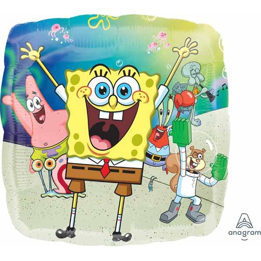 SpongeBob SquarePants 18-Inch Square Foil Balloon