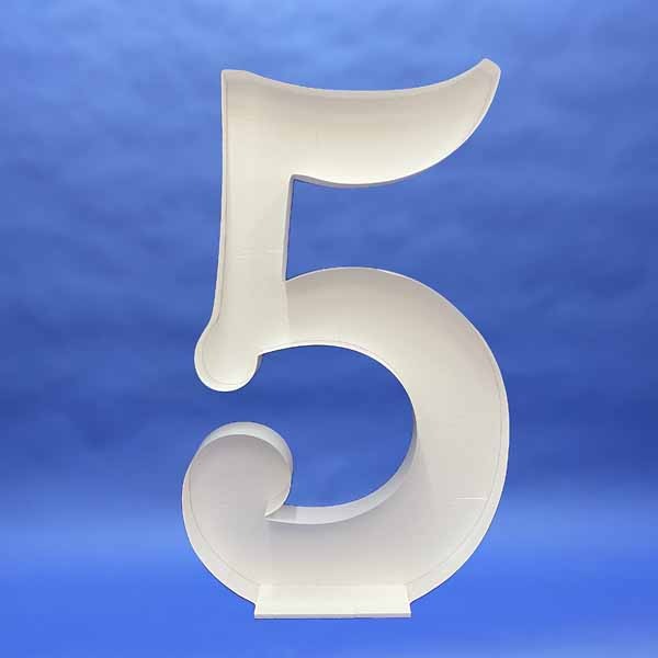 XL Number 5 Balloon Mosaic Frame Kit, 150 cm