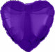 18-Inch Metallic Purple Heart Foil Balloon