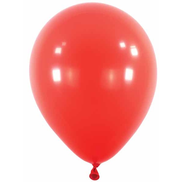 Apple Red 18 Inch Latex Balloons, 50 Count