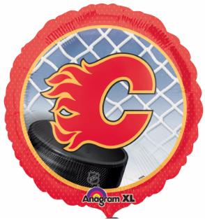 Calgary Flames NHL 18-Inch Round Foil Balloon
