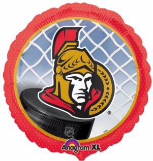 Ottawa Senators 18-Inch Round Foil Balloon