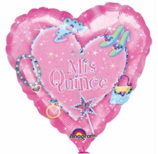 SPARKLE PRINCESS MIS QUINCE 18" S40 PKG