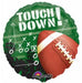 Football Frenzy Touchdown 18-Inch Round Foil Balloon