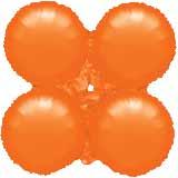30-Inch MagicArch Metallic Orange Foil Balloon