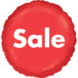 18 Inch SALE Round Foil Balloon