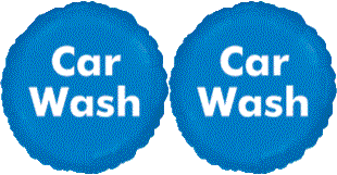 Car Wash 18-Inch Foil Balloons, 3-Pack
